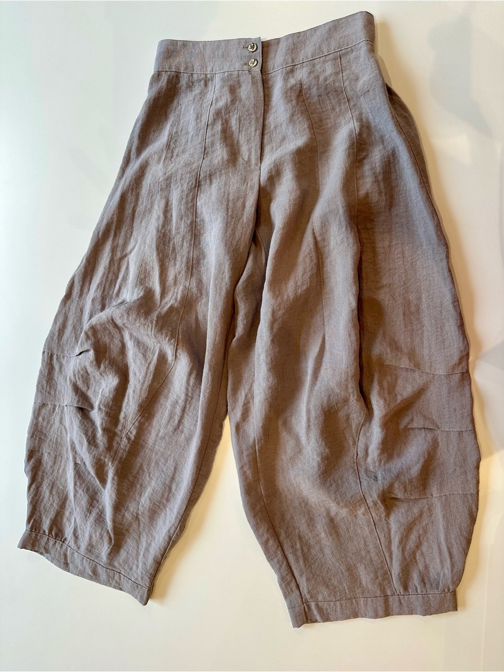 Sarafina Paris Made in France Balloon Harem Pants Gray Size 1 - Picture 6 of 9